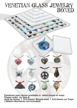 Venetian Glass Jewelry Boxed